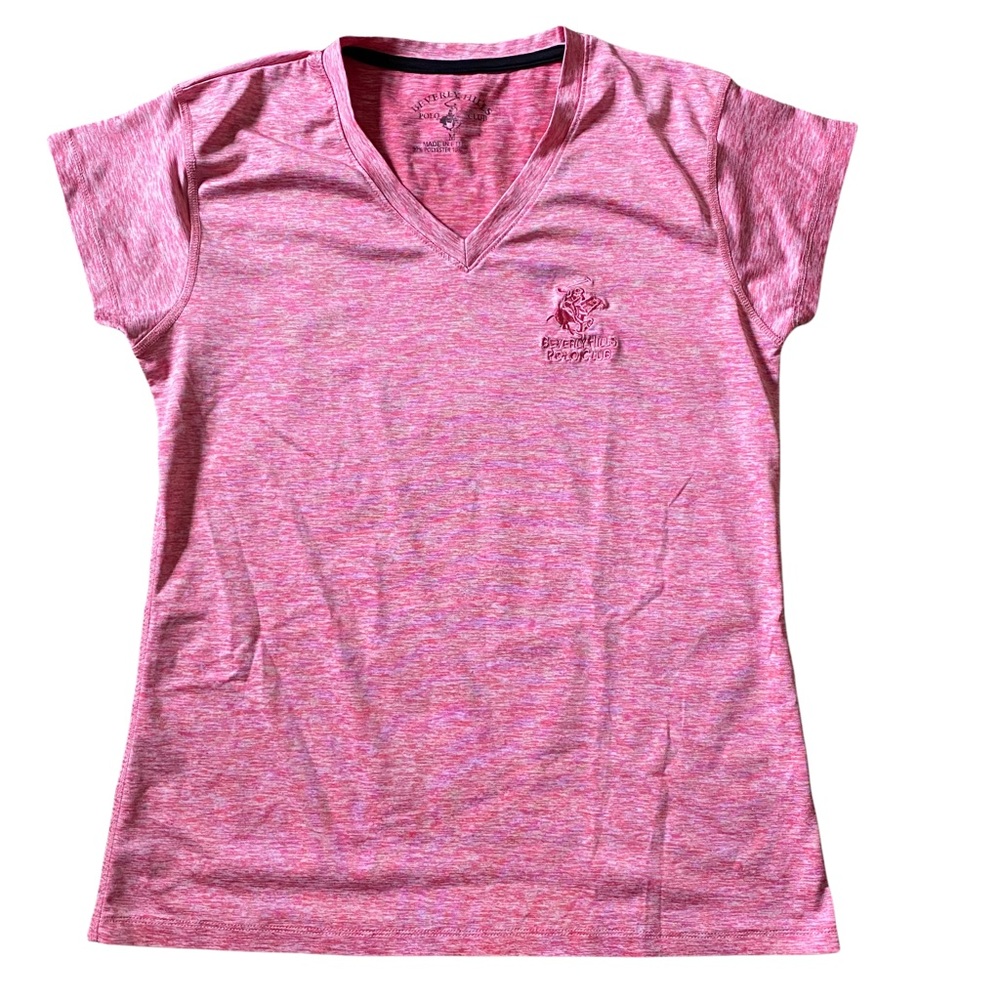 Medium Beverly Hills Polo Club Workout Gym Running Athletic Shirt Top
